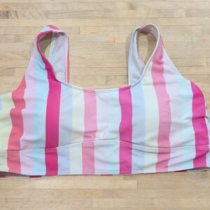 Torrid Bathing Suit Top Pastel Stripes Size 3 (3X)